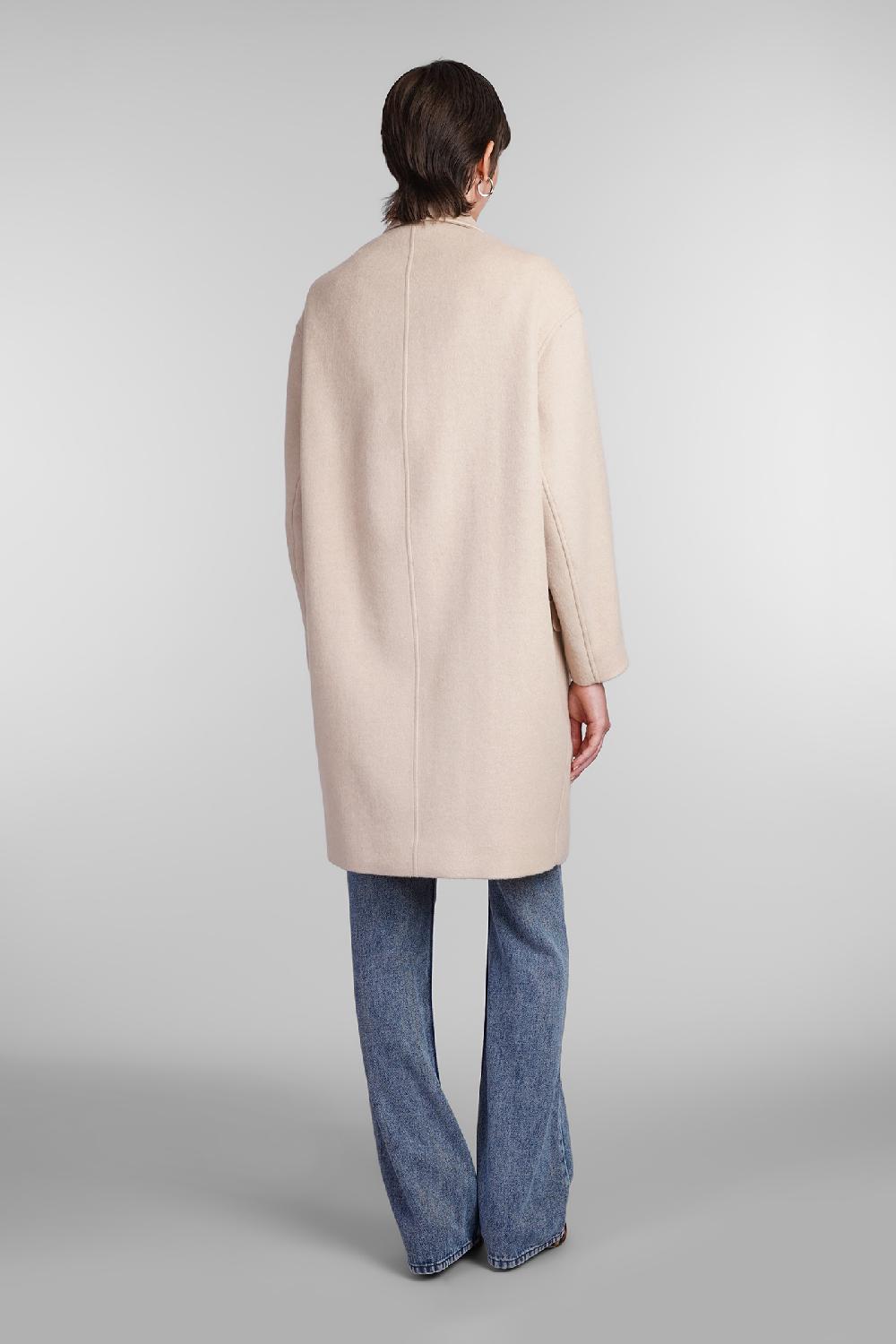 Deliberti Isabel Marant Cappotto efegozi in lana beige cod. 405188 - Deliberti The Luxury Shopping Sconto di tempo limitato