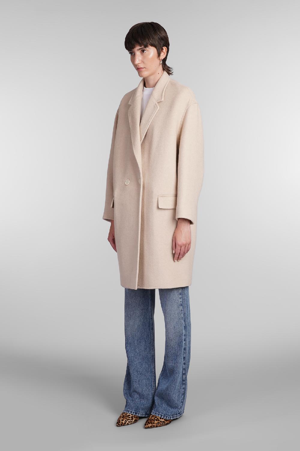 Deliberti Isabel Marant Cappotto efegozi in lana beige cod. 405188 - Deliberti The Luxury Shopping Sconto di tempo limitato