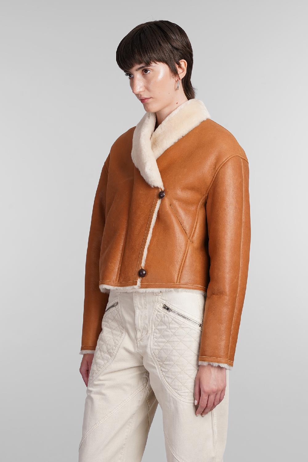 Deliberti Isabel Marant Montone eriana in pelle cuoio naturale cod. 405191 - Deliberti The Luxury Shopping Offerta speciale