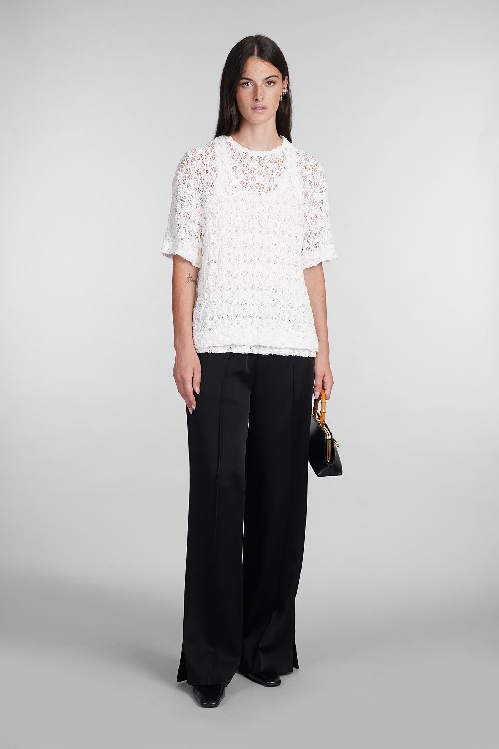Deliberti Jil Sander Pantalone in acetato nero cod. 393232 - Deliberti The Luxury Shopping Comprare a buon mercato