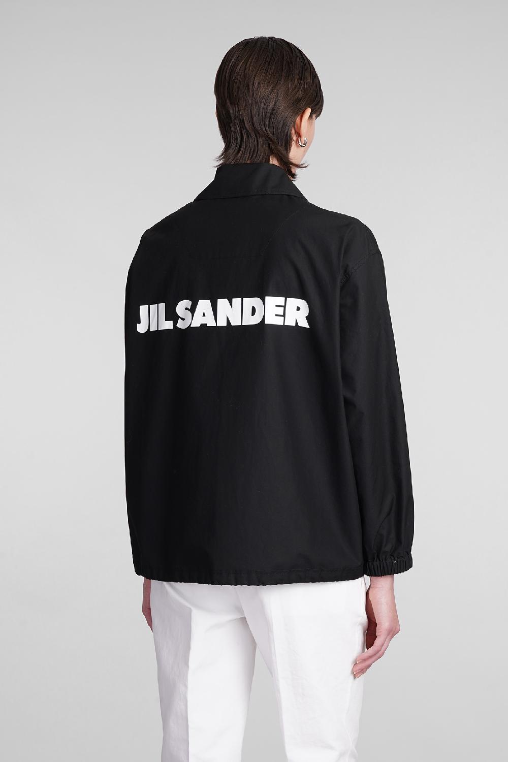 Deliberti Jil Sander Giacca casual in cotone nero cod. 375553 - Deliberti The Luxury Shopping Grande vendita