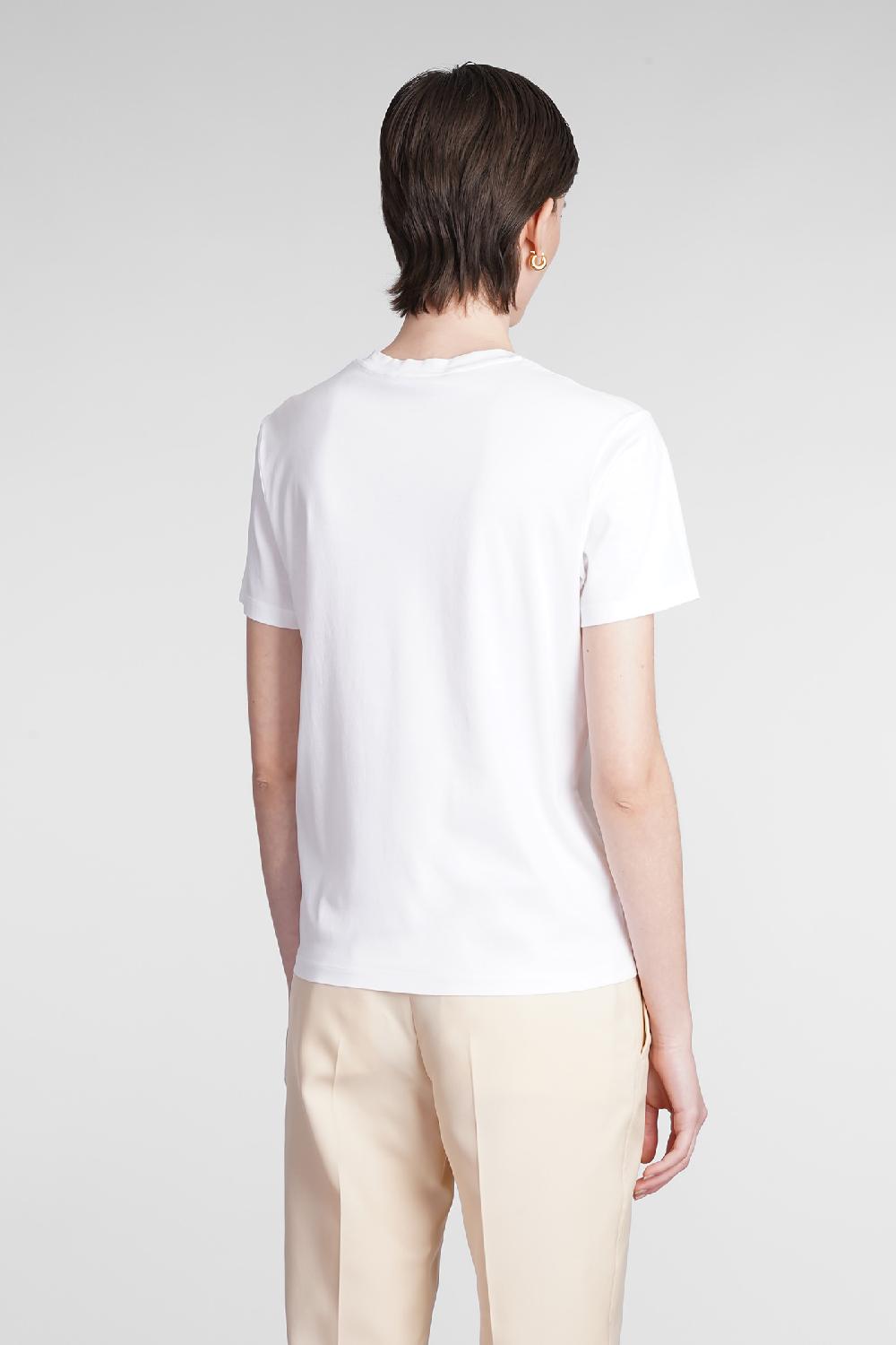 Deliberti Jil Sander T-shirt in cotone bianco cod. 369052 - Deliberti The Luxury Shopping Shopping online