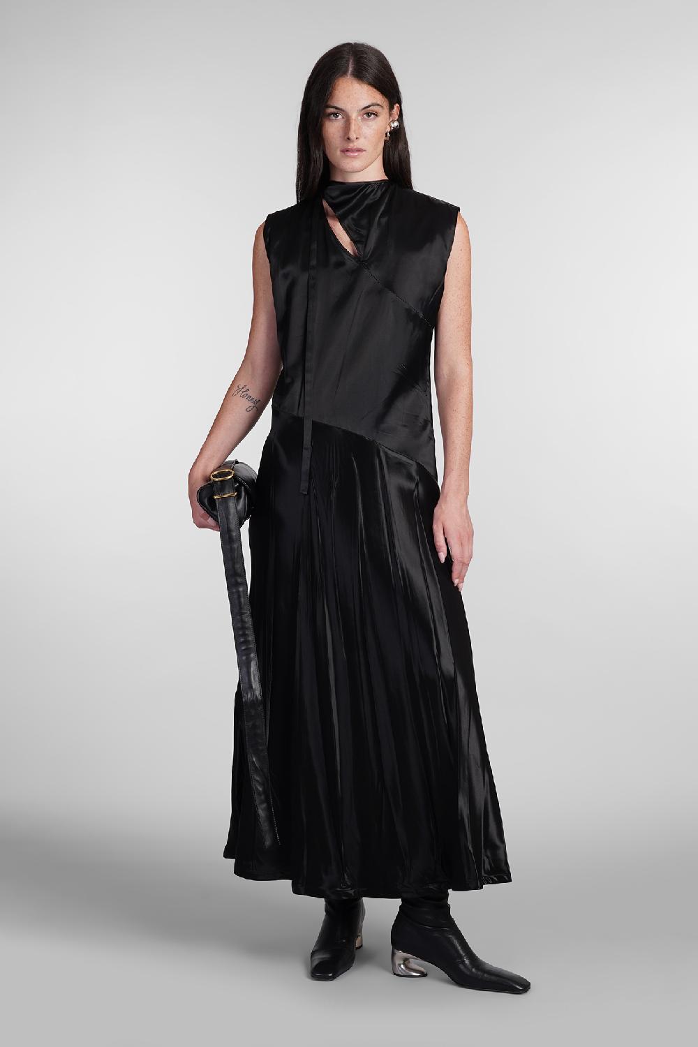 Deliberti Jil Sander Abito in cupro nero cod. 405286 - Deliberti The Luxury Shopping Offerta Giorno del Papà