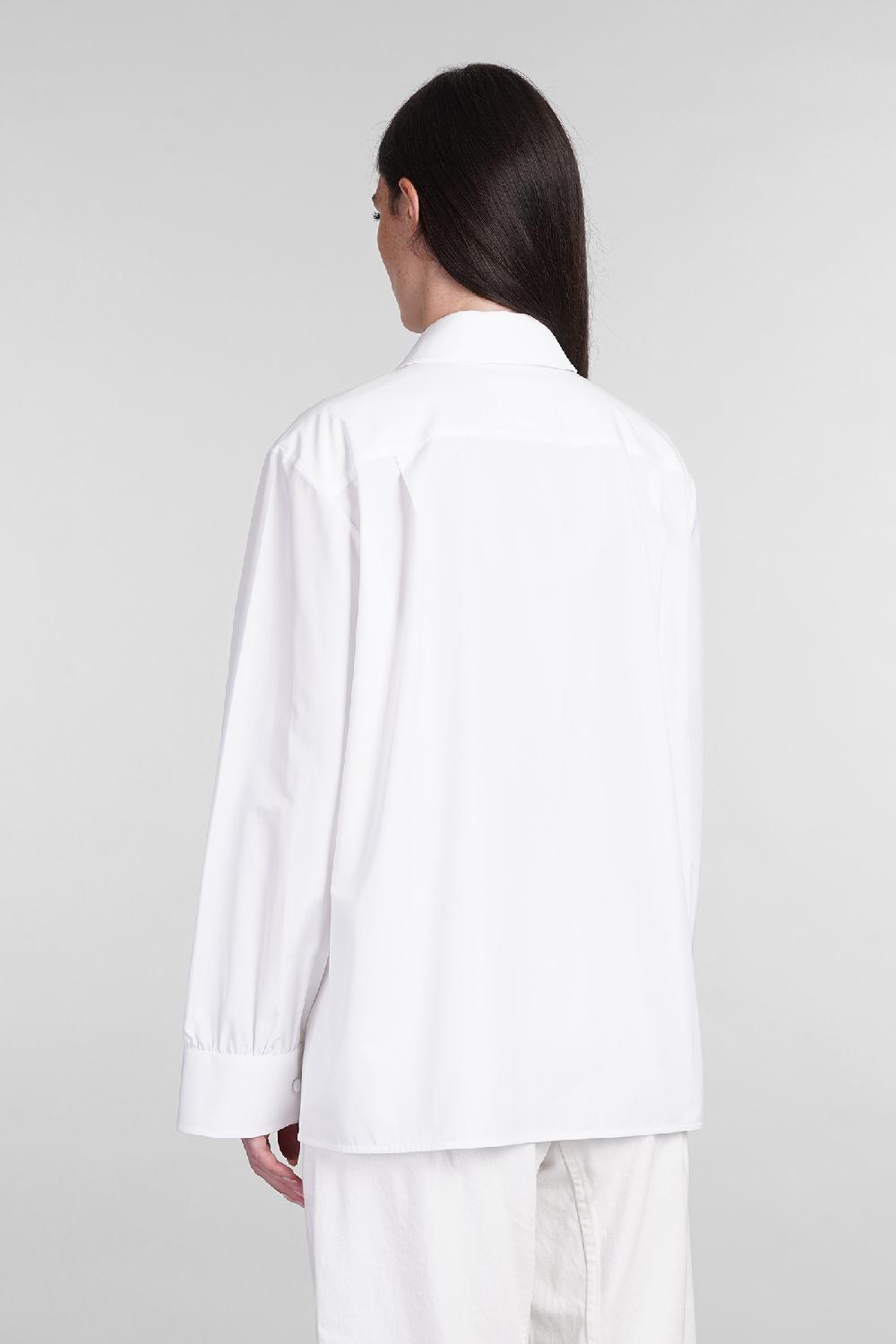 Deliberti Jil Sander Camicia in cotone bianco cod. 404766 - Deliberti The Luxury Shopping Vendita calda