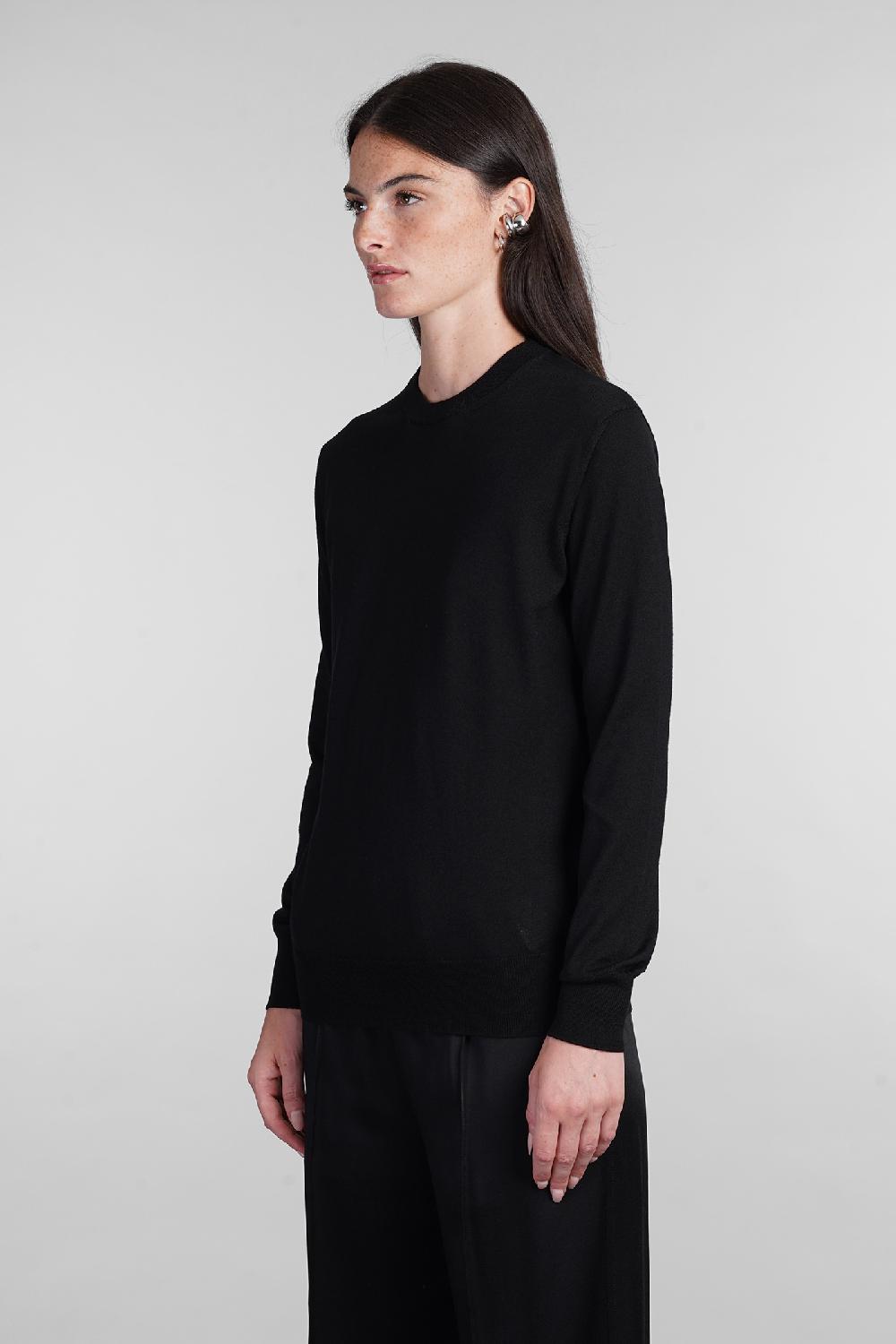 Deliberti Jil Sander Maglia in lana nera cod. 404771 - Deliberti The Luxury Shopping Latest fashion