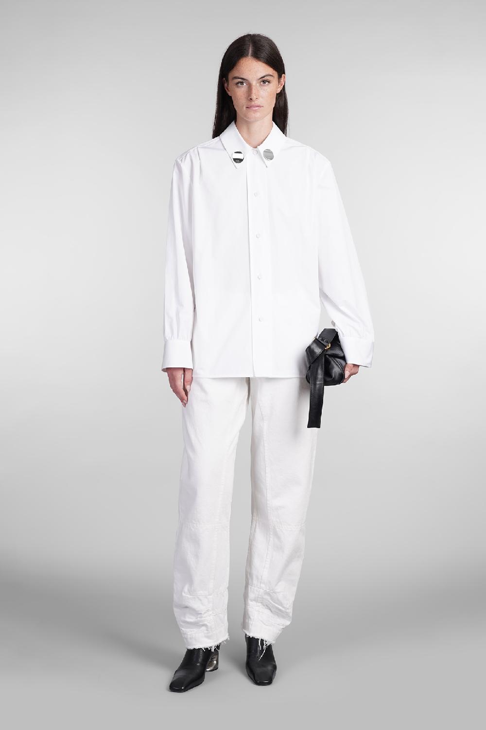 Deliberti Jil Sander Jeans in cotone bianco cod. 404773 - Deliberti The Luxury Shopping Offerta temporanea