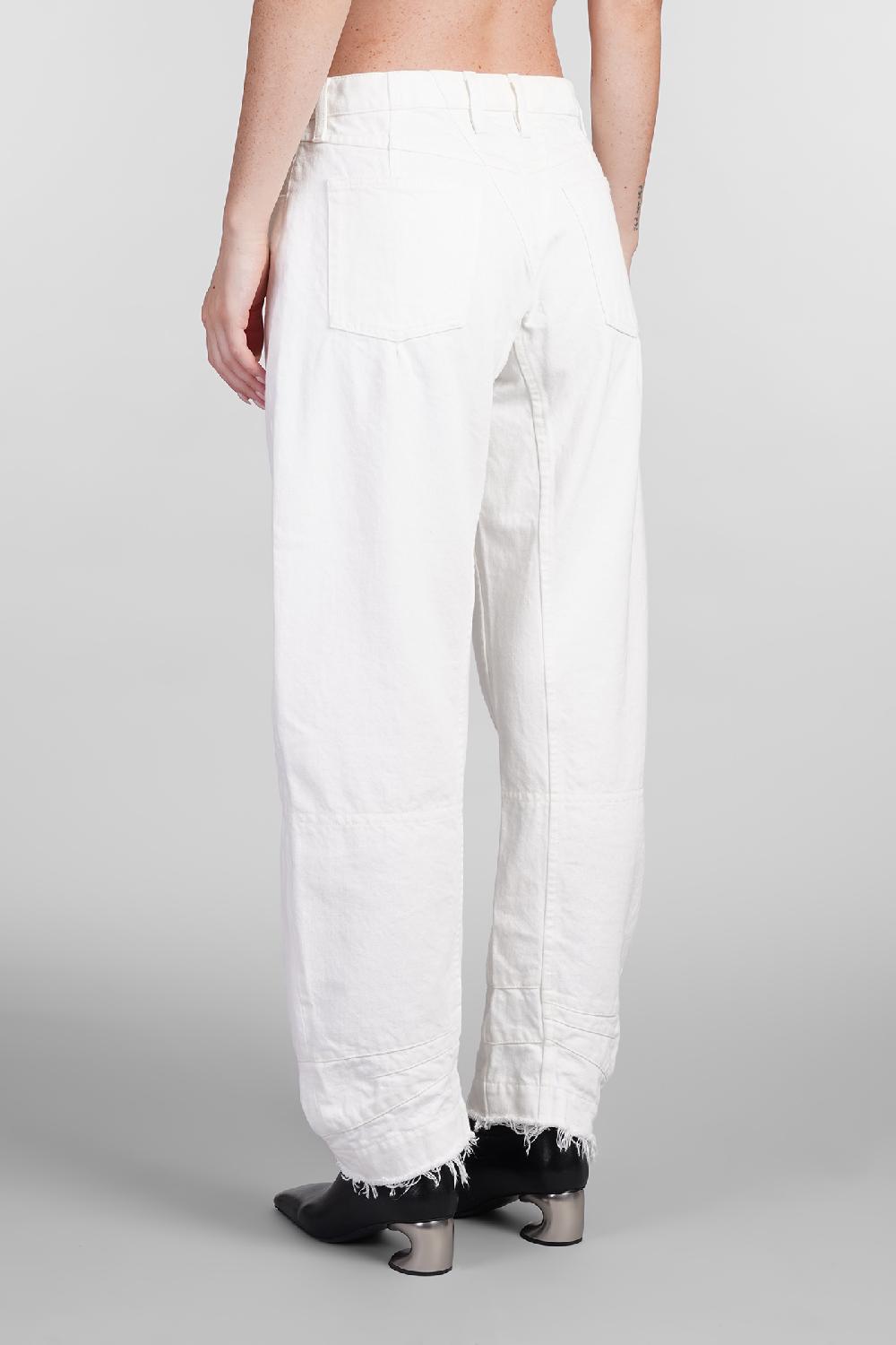 Deliberti Jil Sander Jeans in cotone bianco cod. 404773 - Deliberti The Luxury Shopping Offerta temporanea