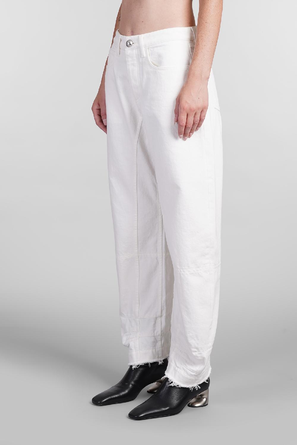 Deliberti Jil Sander Jeans in cotone bianco cod. 404773 - Deliberti The Luxury Shopping Offerta temporanea