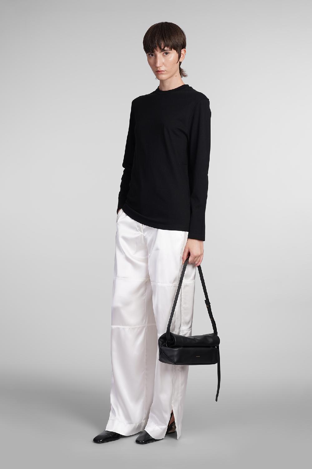 Deliberti Jil Sander T-shirt in cotone nero cod. 404778 - Deliberti The Luxury Shopping Grandi sconti