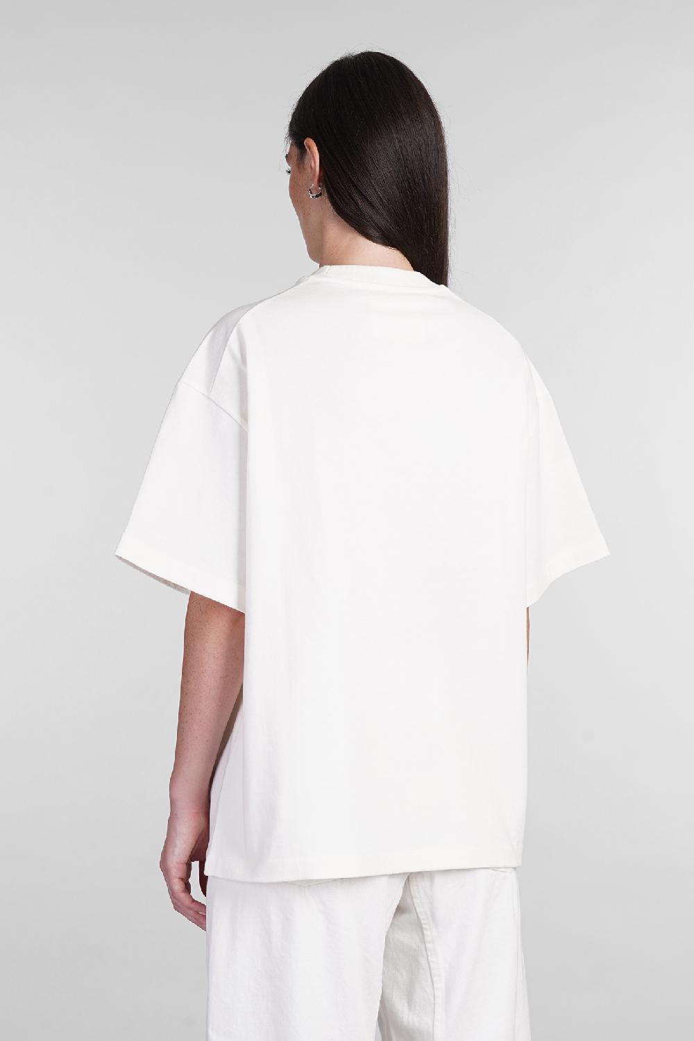 Deliberti Jil Sander T-shirt in cotone bianco cod. 404722 - Deliberti The Luxury Shopping Bestseller