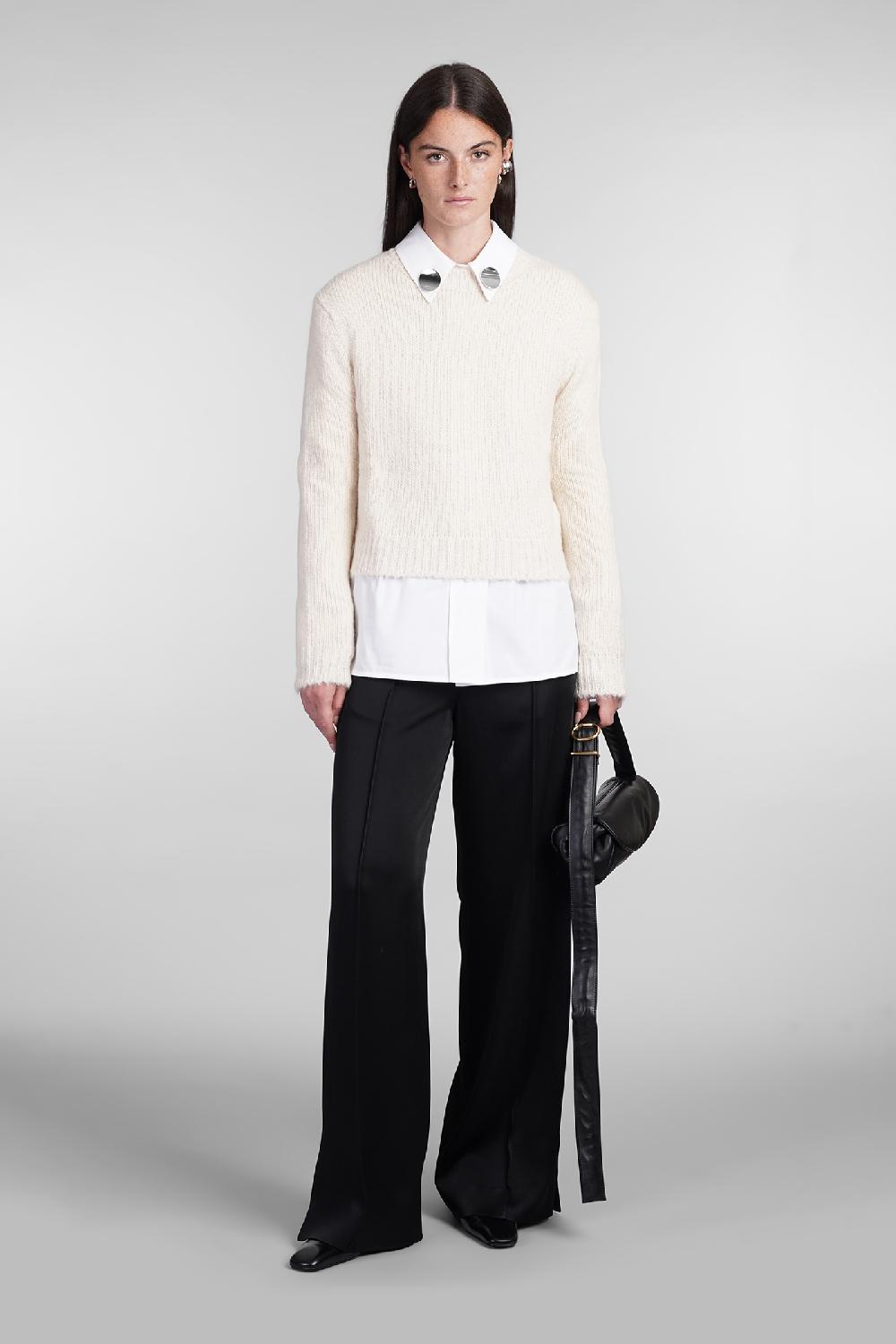 Deliberti Jil Sander Maglia in lana beige cod. 404782 - Deliberti The Luxury Shopping Comprane uno, ottenene uno gratis