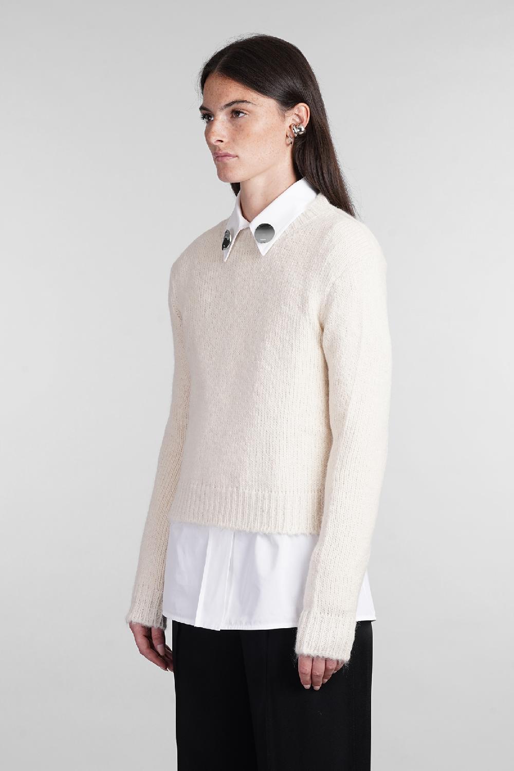 Deliberti Jil Sander Maglia in lana beige cod. 404782 - Deliberti The Luxury Shopping Comprane uno, ottenene uno gratis