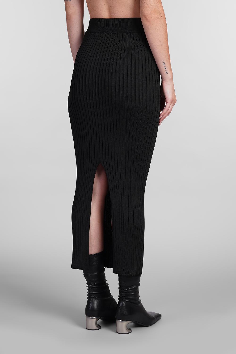 Deliberti Jil Sander Gonna in viscosa nera cod. 404783 - Deliberti The Luxury Shopping Offerte giornaliere