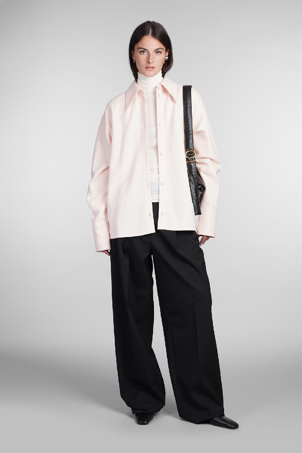 Deliberti Jil Sander Camicia in viscosa rosa cod. 404785 - Deliberti The Luxury Shopping Enormi risparmi
