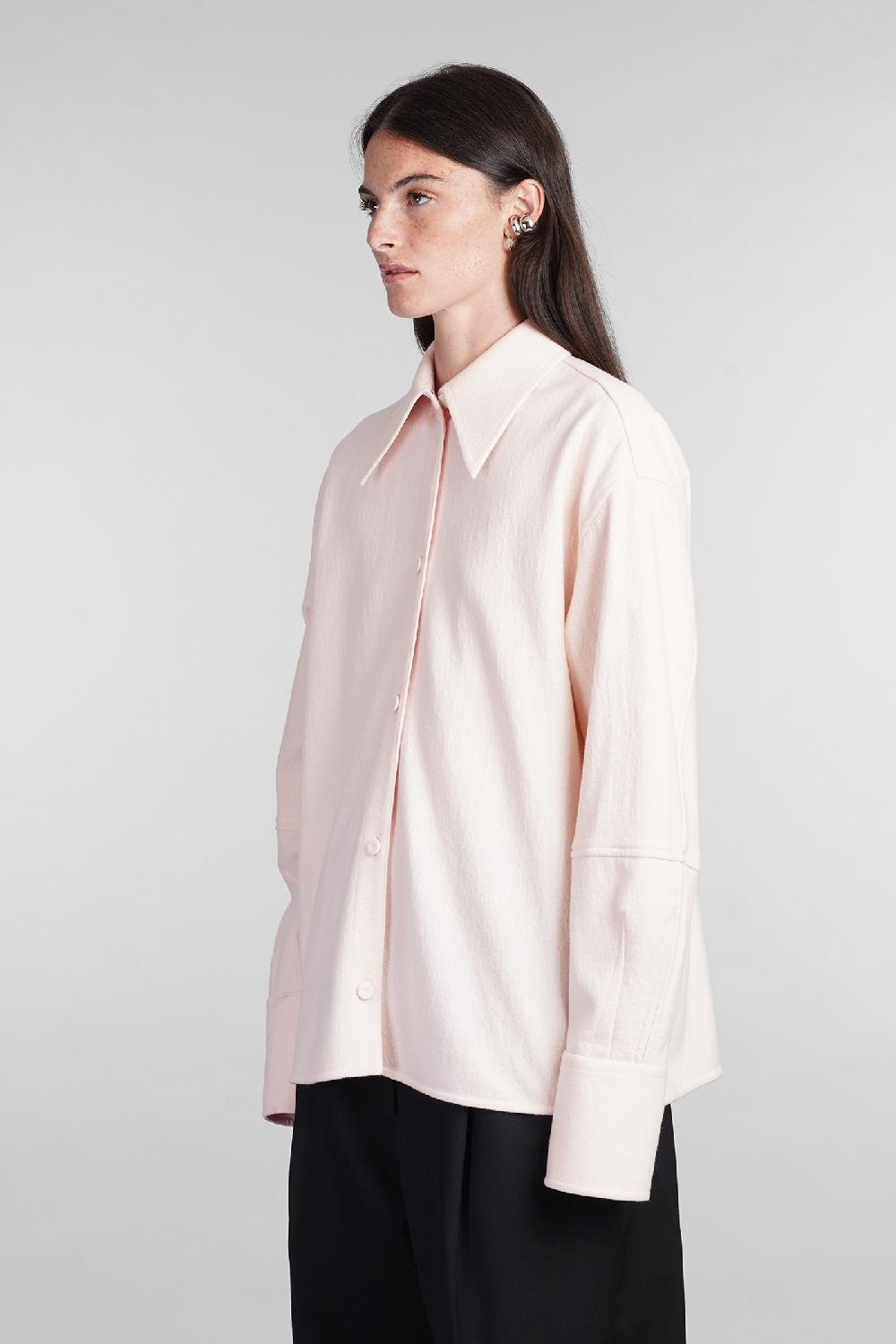 Deliberti Jil Sander Camicia in viscosa rosa cod. 404785 - Deliberti The Luxury Shopping Enormi risparmi