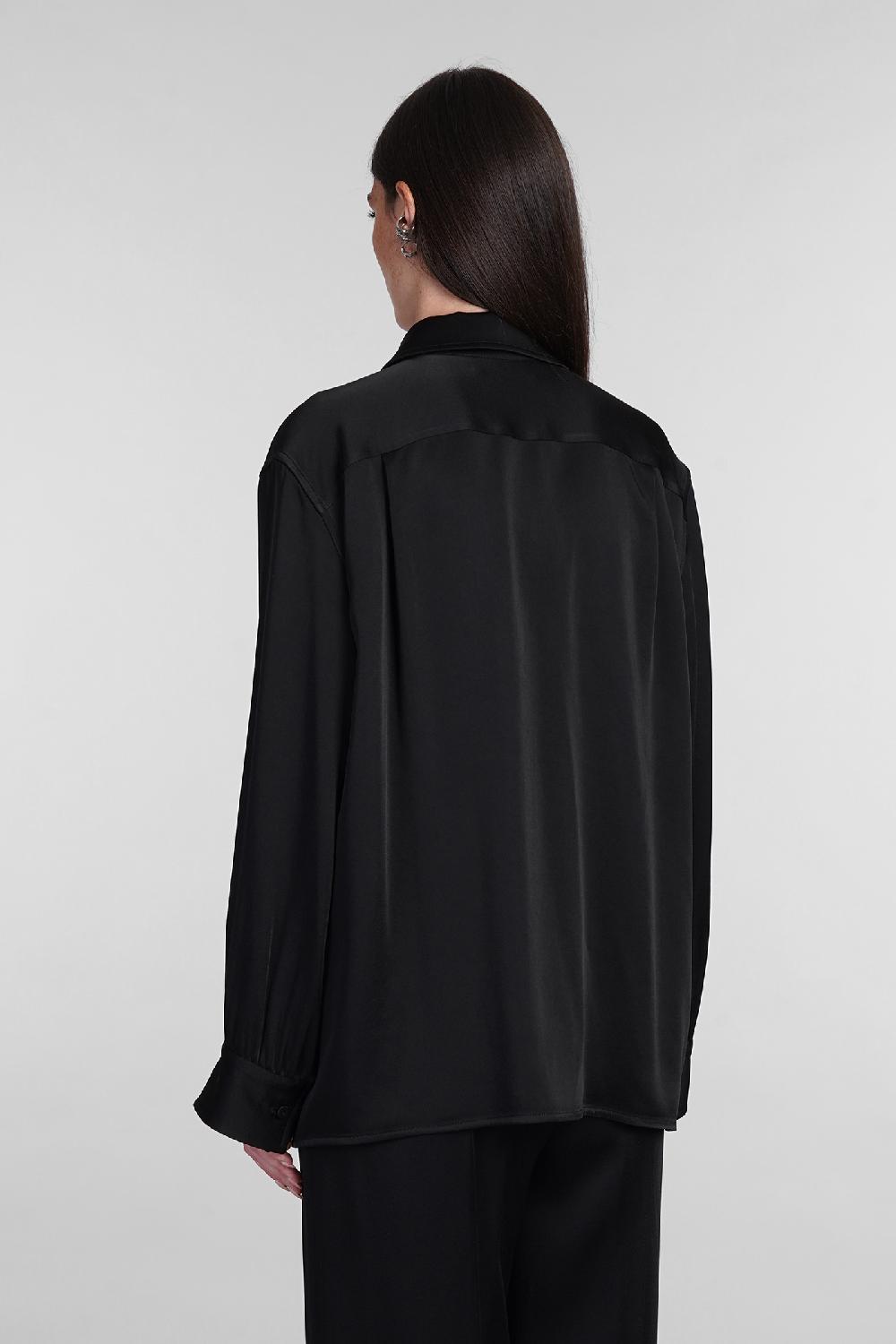 Deliberti Jil Sander Camicia in acetato nero cod. 404786 - Deliberti The Luxury Shopping Sconti VIP