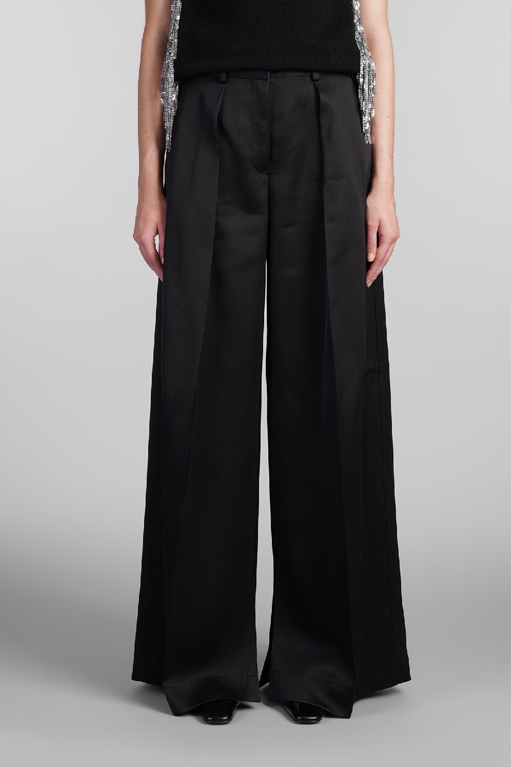Deliberti Jil Sander Pantalone in seta nera cod. 409386 - Deliberti The Luxury Shopping