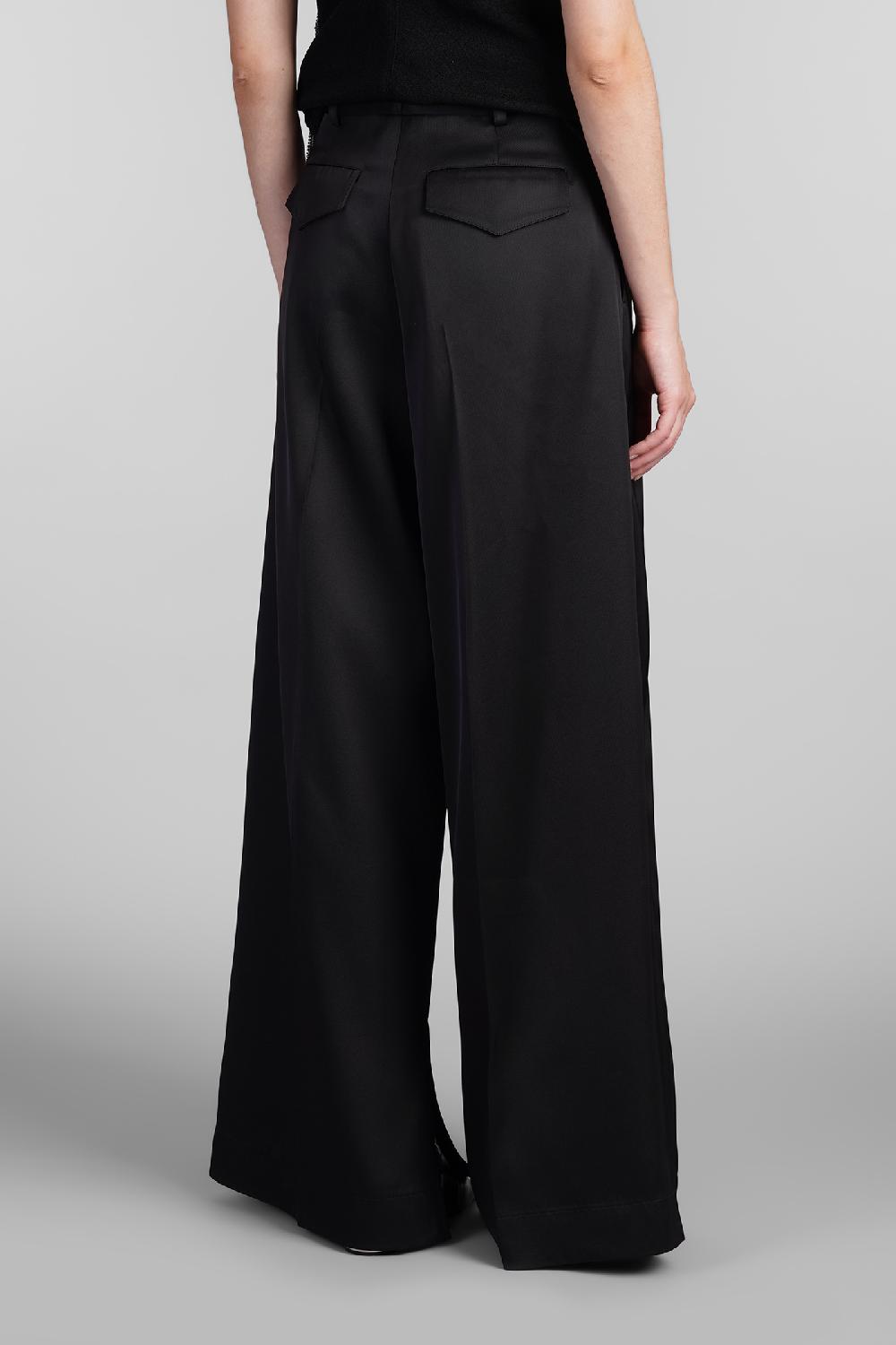 Deliberti Jil Sander Pantalone in seta nera cod. 409386 - Deliberti The Luxury Shopping Prezzo basso