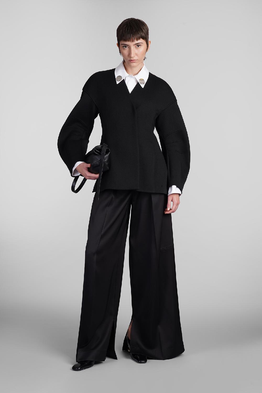 Deliberti Jil Sander Giacca casual in lana nera cod. 409651 - Deliberti The Luxury Shopping Offerta settimanale