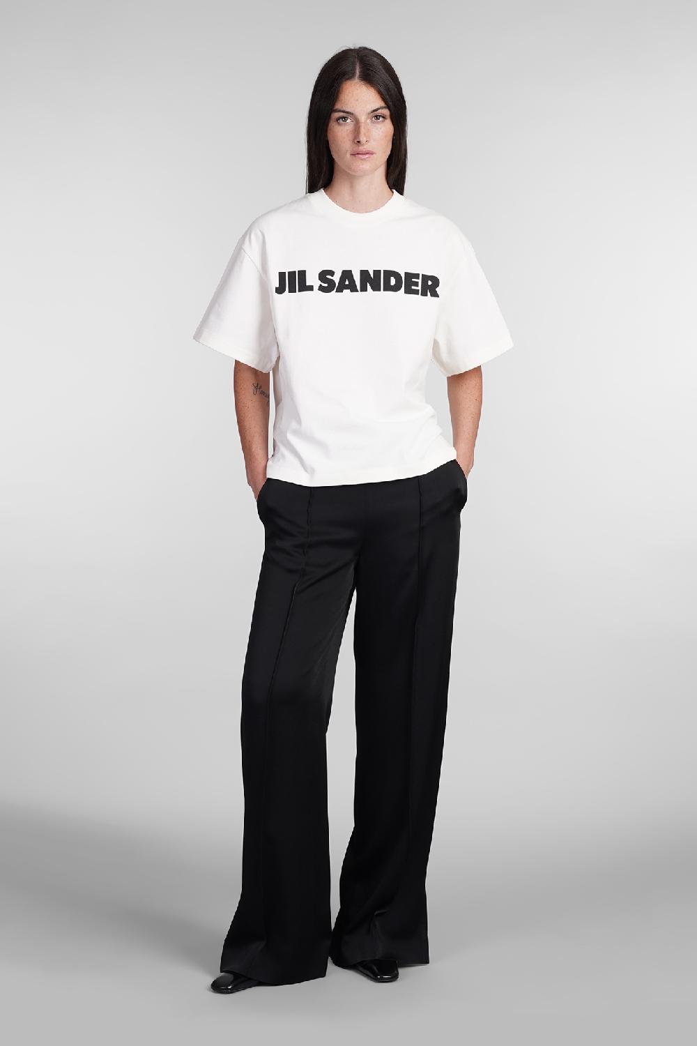 Deliberti Jil Sander T-shirt in cotone bianco cod. 404788 - Deliberti The Luxury Shopping Ritorno libero
