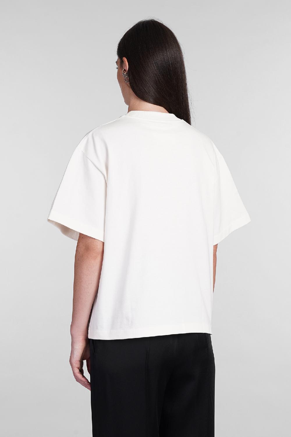Deliberti Jil Sander T-shirt in cotone bianco cod. 404788 - Deliberti The Luxury Shopping Ritorno libero