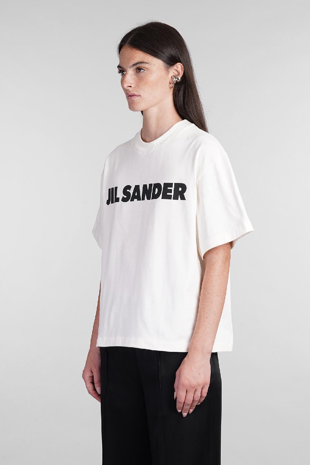 Deliberti Jil Sander T-shirt in cotone bianco cod. 404788 - Deliberti The Luxury Shopping Ritorno libero