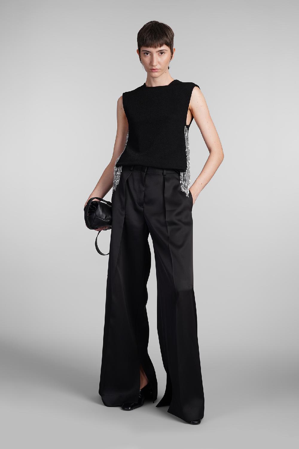 Deliberti Jil Sander Topwear in viscosa nera cod. 409652 - Deliberti The Luxury Shopping Rilascio limitato
