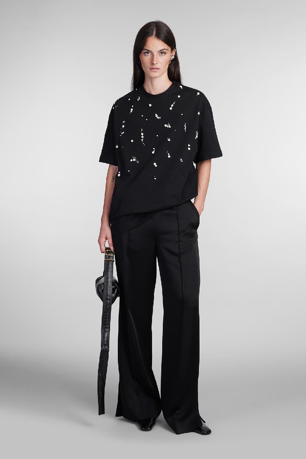 Deliberti Jil Sander T-shirt in cotone nero cod. 404790 - Deliberti The Luxury Shopping ACQUISTA ORA