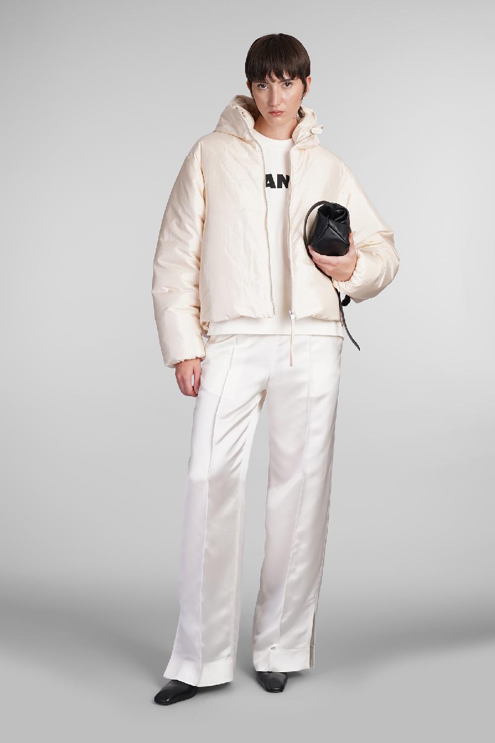 Deliberti Jil Sander Piumino in poliammide beige cod. 404793 - Deliberti The Luxury Shopping Ultimo giorno