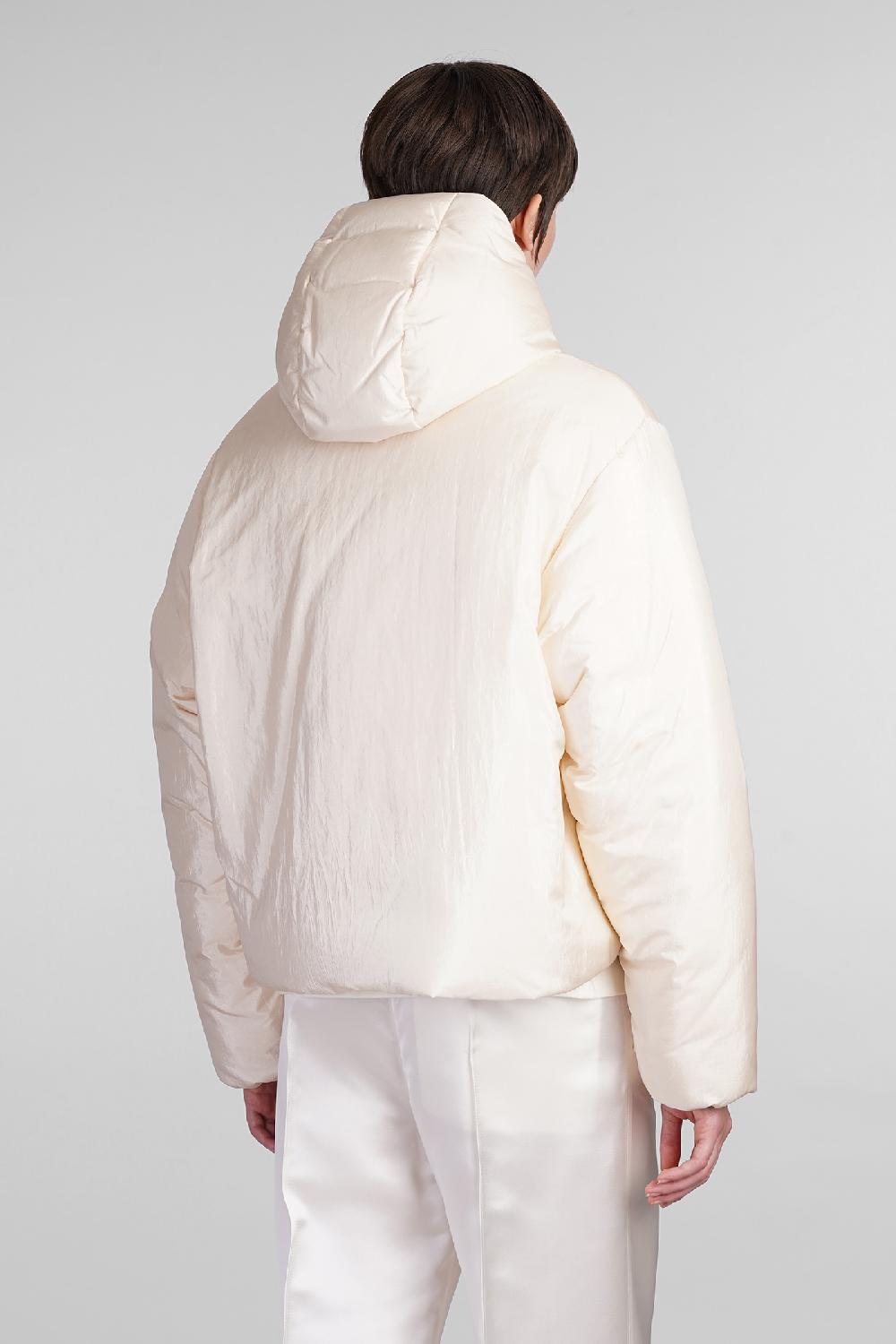 Deliberti Jil Sander Piumino in poliammide beige cod. 404793 - Deliberti The Luxury Shopping Ultimo giorno