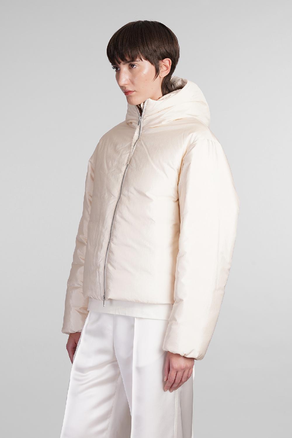Deliberti Jil Sander Piumino in poliammide beige cod. 404793 - Deliberti The Luxury Shopping Ultimo giorno
