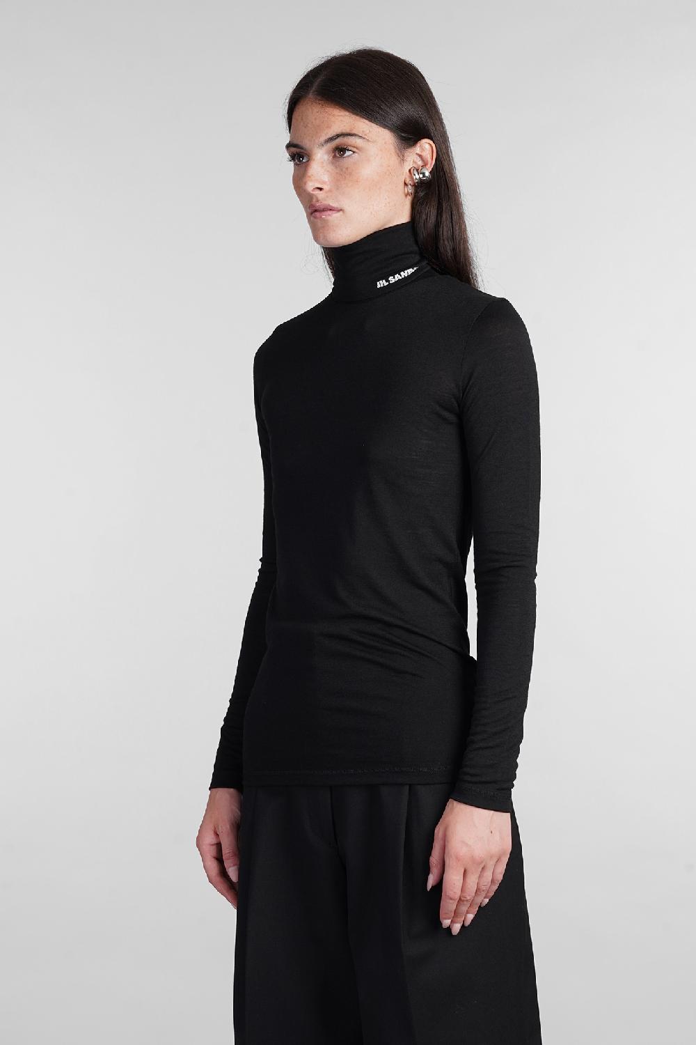 Deliberti Jil Sander Maglia in lana nera cod. 404794 - Deliberti The Luxury Shopping Promozione temporanea