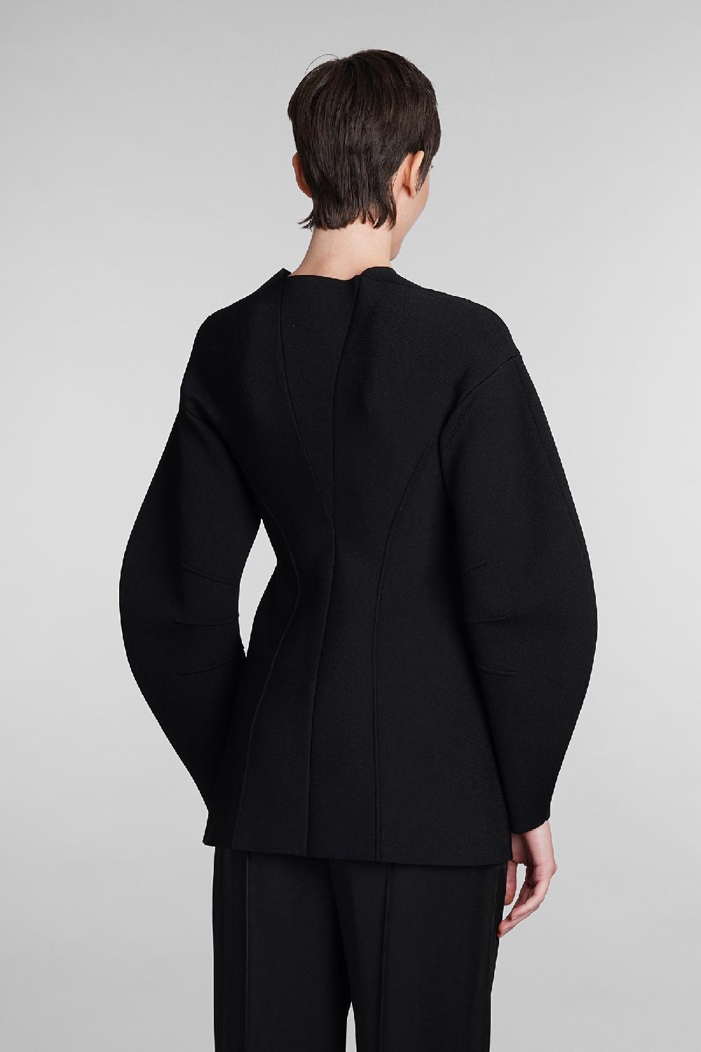 Deliberti Jil Sander Maglia in viscosa nera cod. 410028 - Deliberti The Luxury Shopping Fino al 50% di sconto