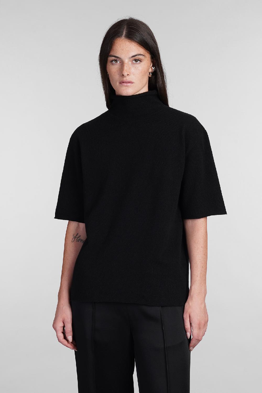 Deliberti Jil Sander Maglia in lana nera cod. 404796 - Deliberti The Luxury Shopping Fino al 65% di sconto