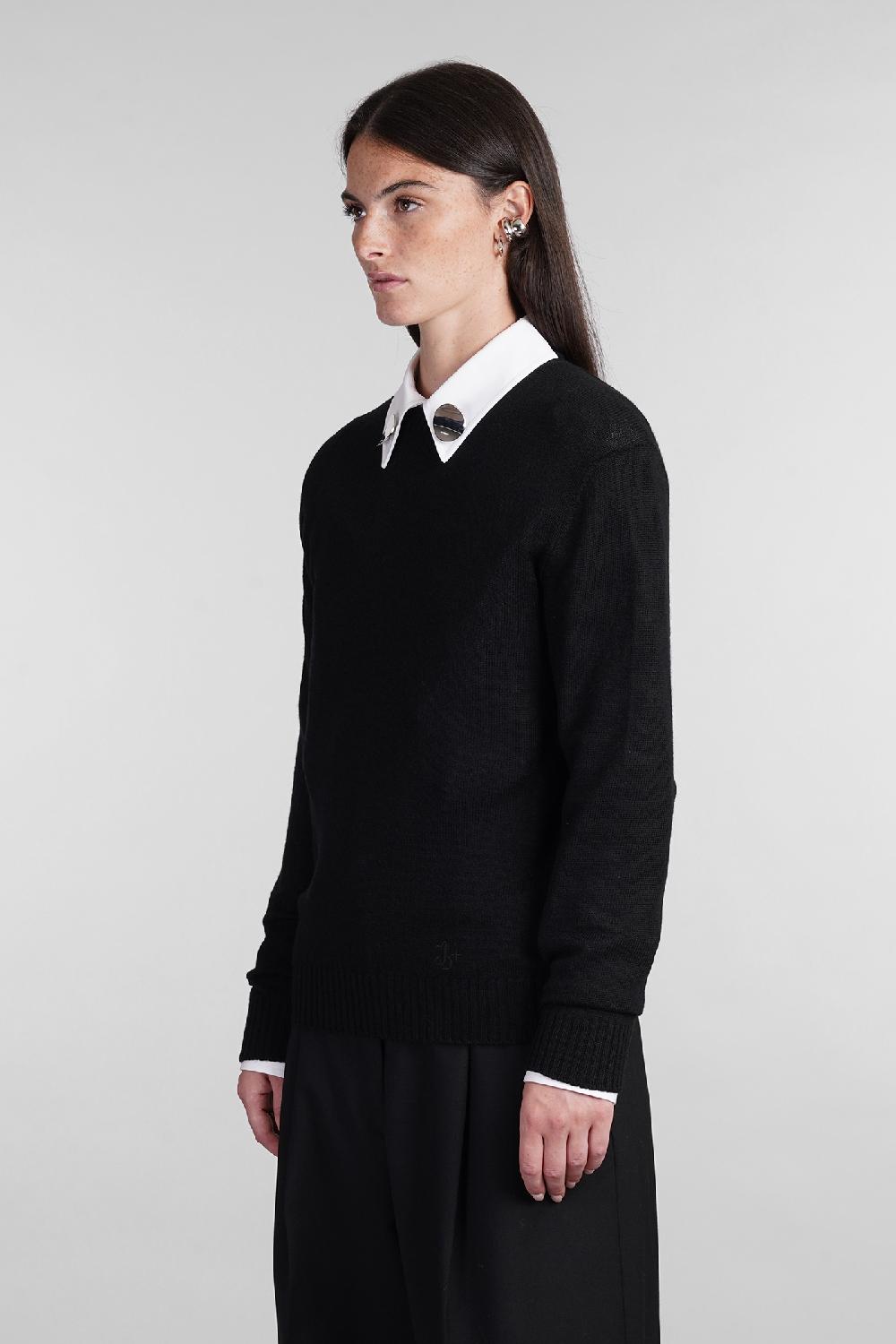 Deliberti Jil Sander Maglia in lana nera cod. 404797 - Deliberti The Luxury Shopping Only for today