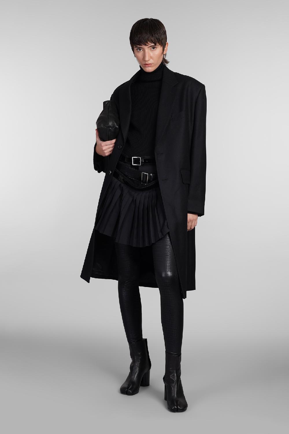 Deliberti Junya watanabe Cappotto in lana nera cod. 407130 - Deliberti The Luxury Shopping Sostegno trimestrale