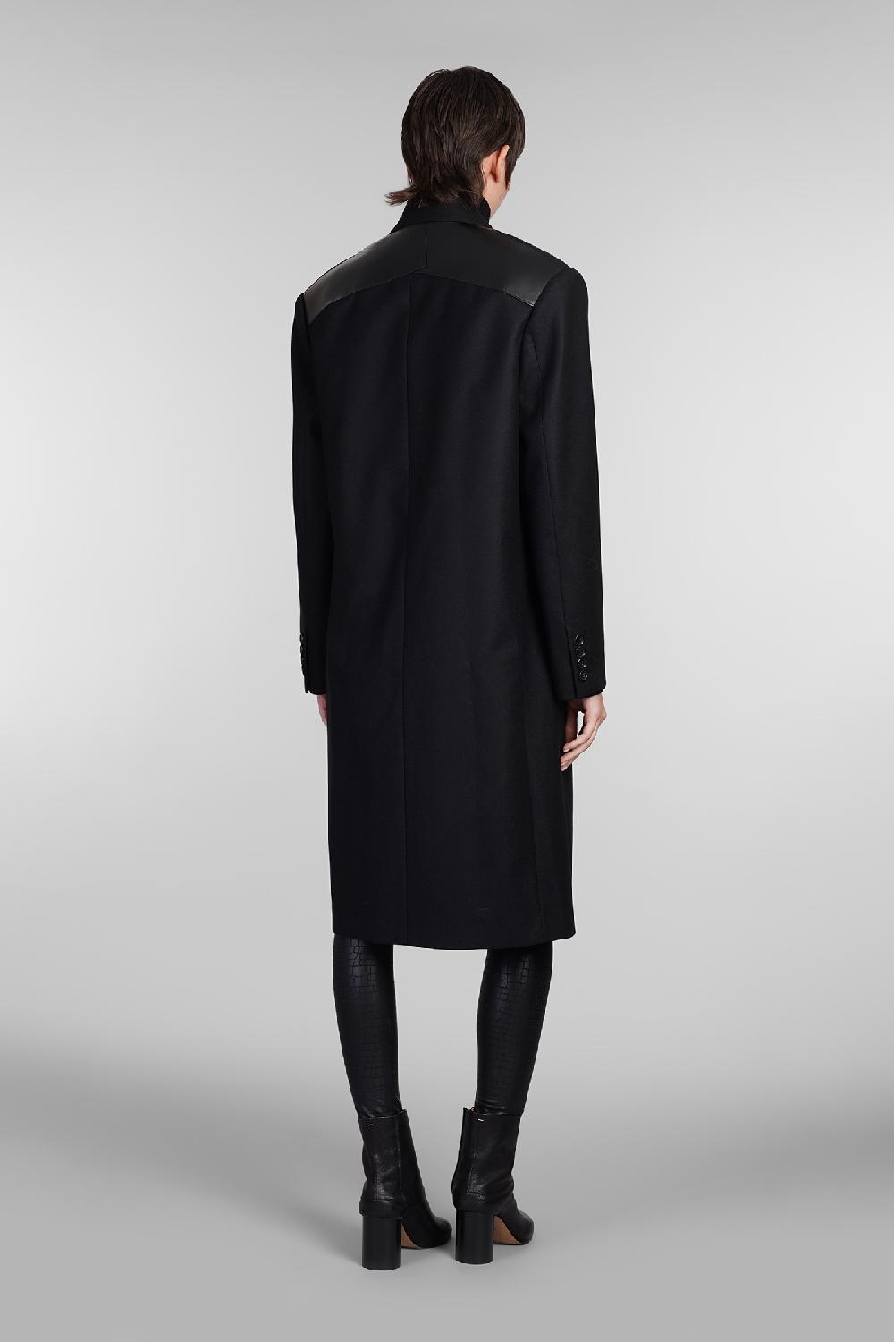 Deliberti Junya watanabe Cappotto in lana nera cod. 407130 - Deliberti The Luxury Shopping Sostegno trimestrale