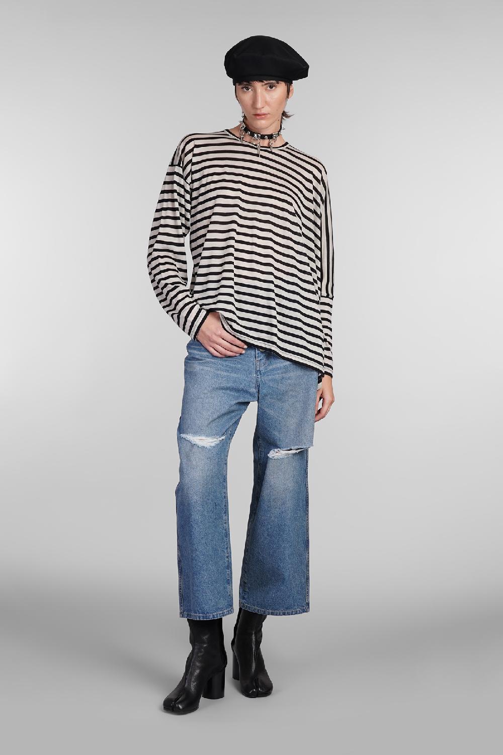 Deliberti Junya watanabe Jeans in cotone blu cod. 407131 - Deliberti The Luxury Shopping Fino al 55% di sconto