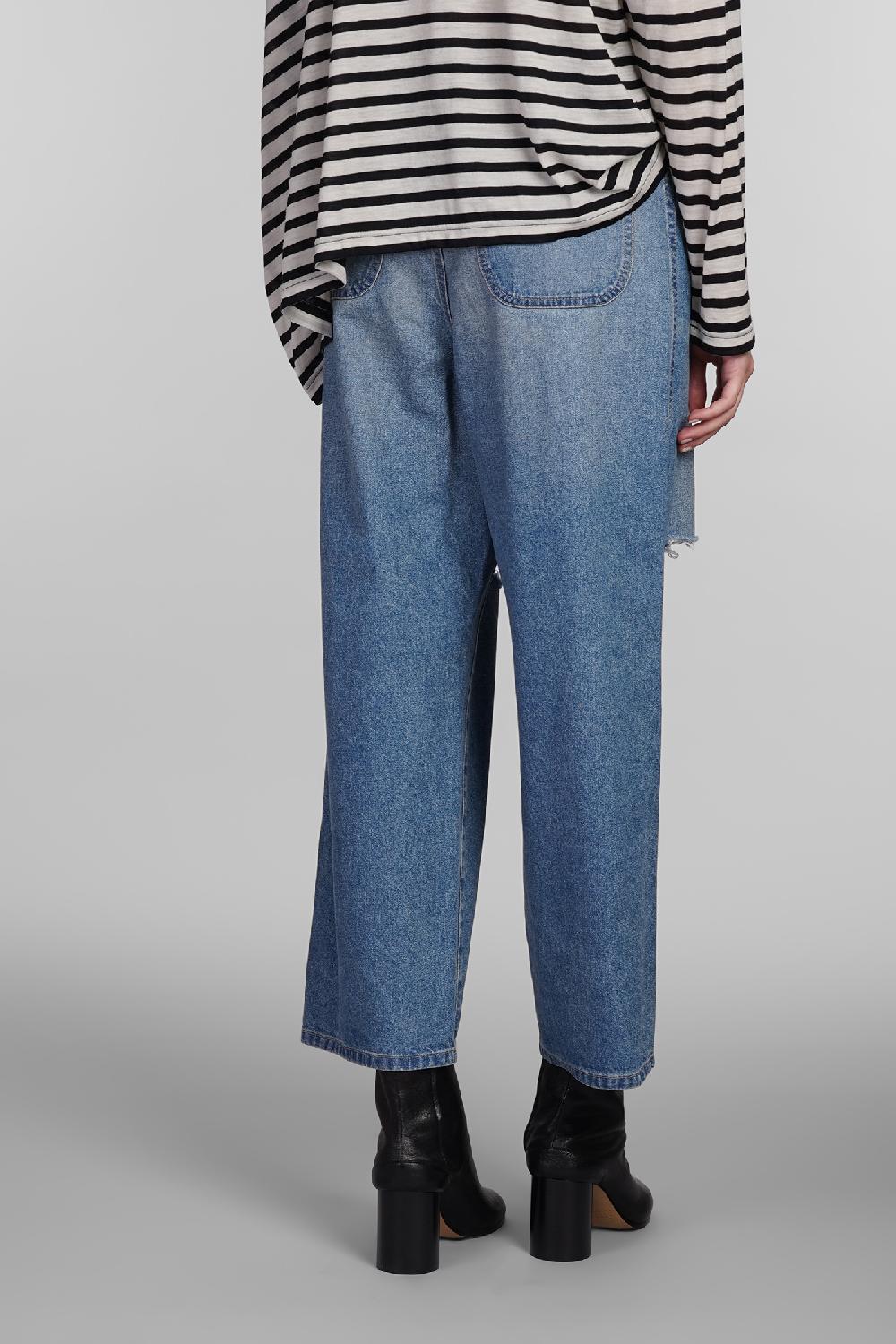 Deliberti Junya watanabe Jeans in cotone blu cod. 407131 - Deliberti The Luxury Shopping Fino al 55% di sconto