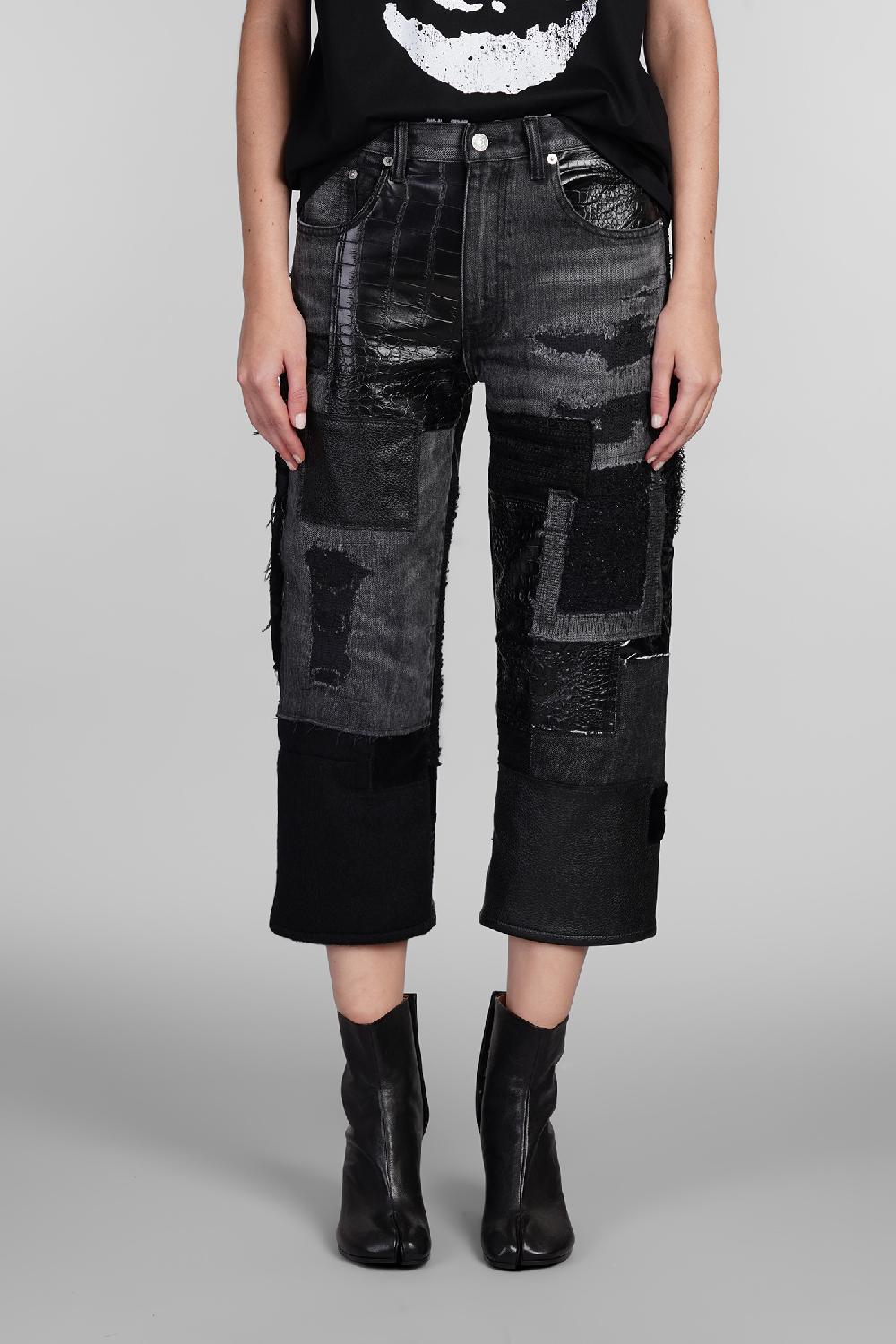 Deliberti Junya watanabe Jeans in cotone nero cod. 407132 - Deliberti The Luxury Shopping Discount Store per i nuovi prodotti