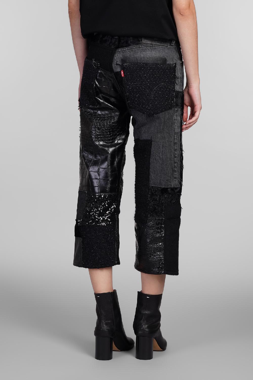 Deliberti Junya watanabe Jeans in cotone nero cod. 407132 - Deliberti The Luxury Shopping Discount Store per i nuovi prodotti
