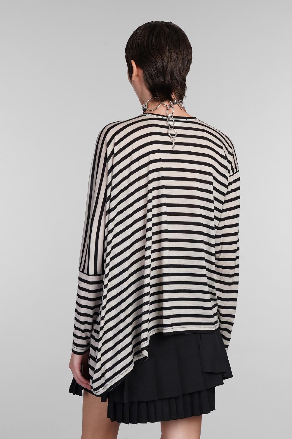 Deliberti Junya watanabe T-shirt in lana beige cod. 407134 - Deliberti The Luxury Shopping Super sconto