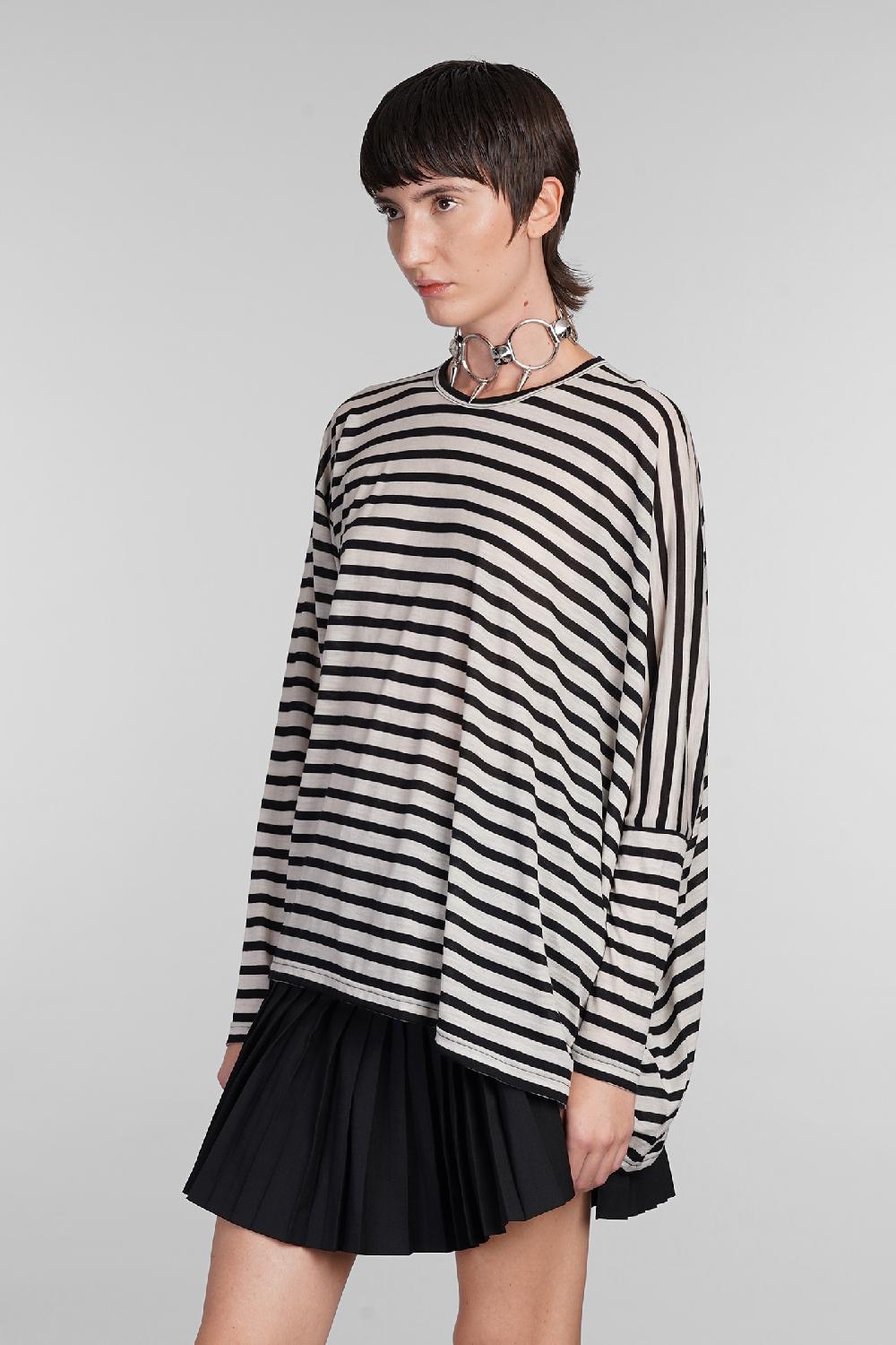 Deliberti Junya watanabe T-shirt in lana beige cod. 407134 - Deliberti The Luxury Shopping Super sconto