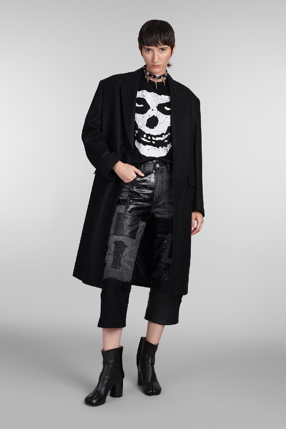 Deliberti Junya watanabe T-shirt in cotone nero cod. 406919 - Deliberti The Luxury Shopping Officina