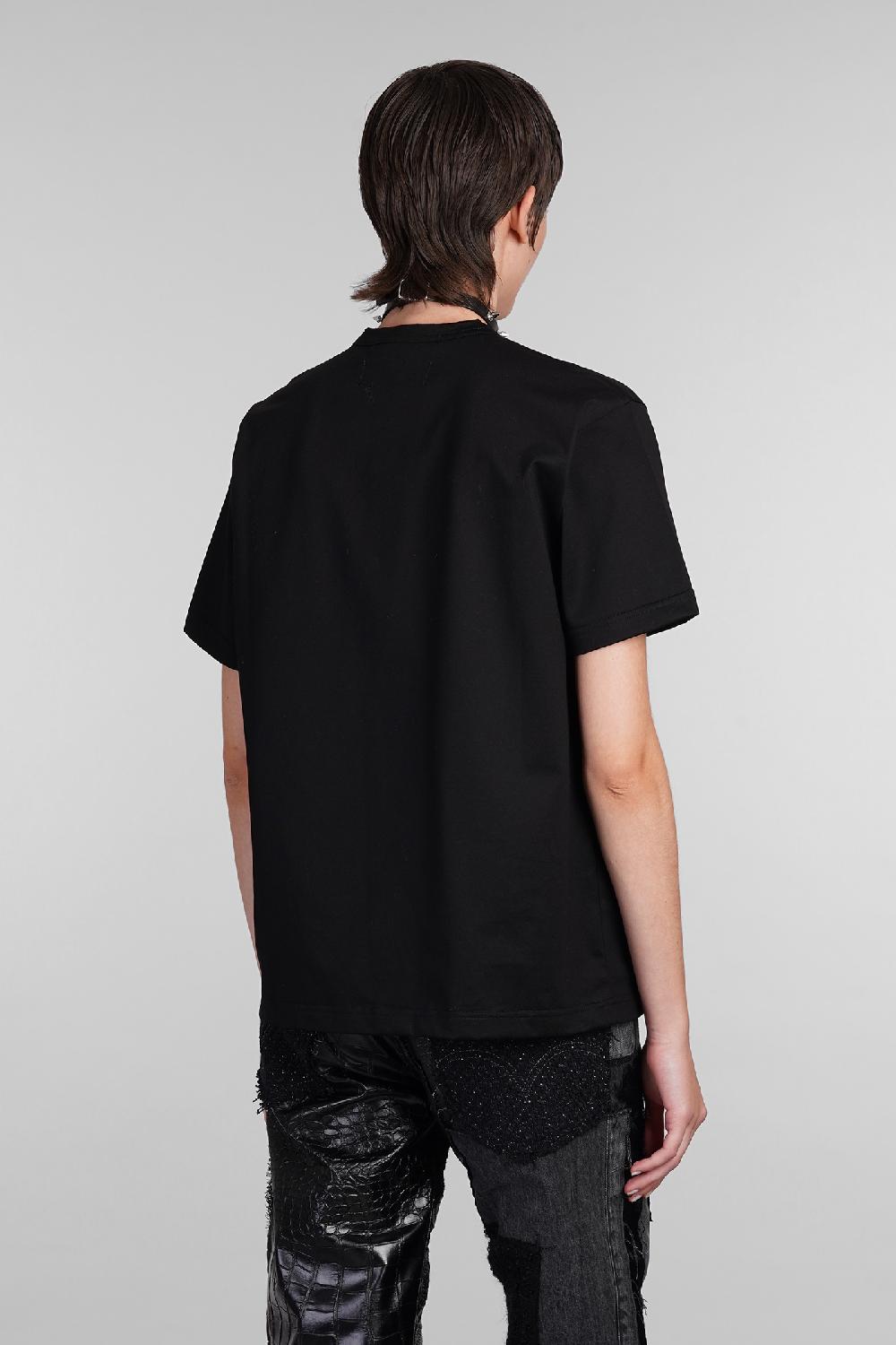 Deliberti Junya watanabe T-shirt in cotone nero cod. 406919 - Deliberti The Luxury Shopping Officina