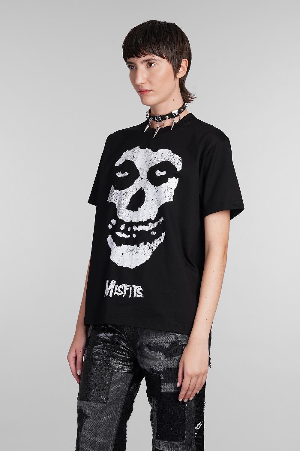 Deliberti Junya watanabe T-shirt in cotone nero cod. 406919 - Deliberti The Luxury Shopping Officina