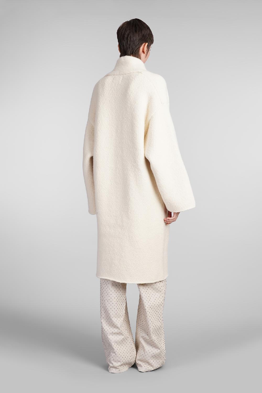 Deliberti Laneus Cappotto in lana beige cod. 407320 - Deliberti The Luxury Shopping Sconti questo mese