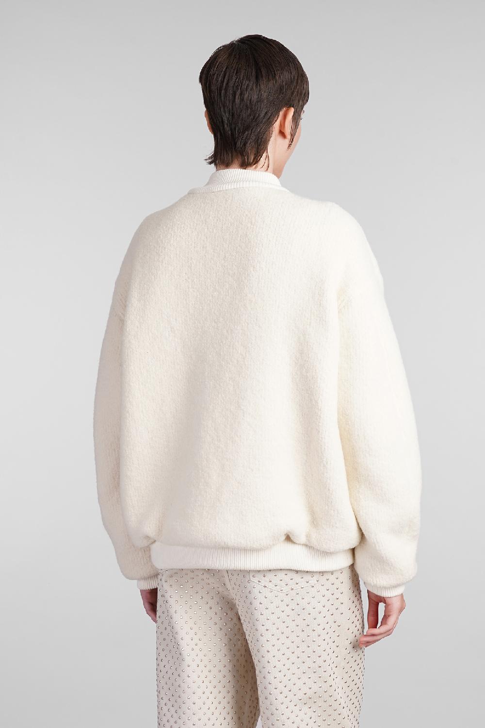 Deliberti Laneus Bomber in lana beige cod. 407324 - Deliberti The Luxury Shopping In Linea