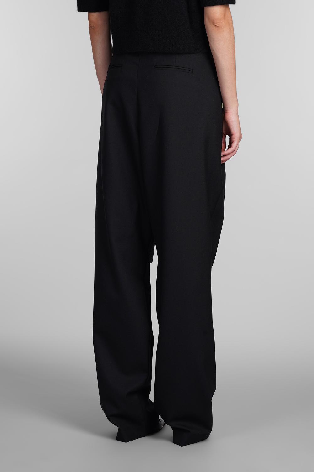 Deliberti Laneus Pantalone in lana nera cod. 407326 - Deliberti The Luxury Shopping Qualità