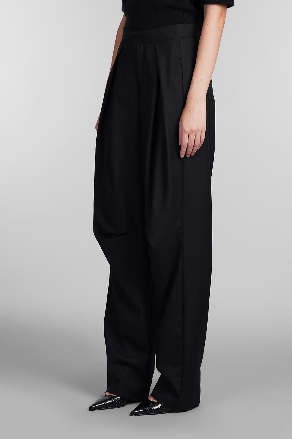 Deliberti Laneus Pantalone in lana nera cod. 407326 - Deliberti The Luxury Shopping Qualità